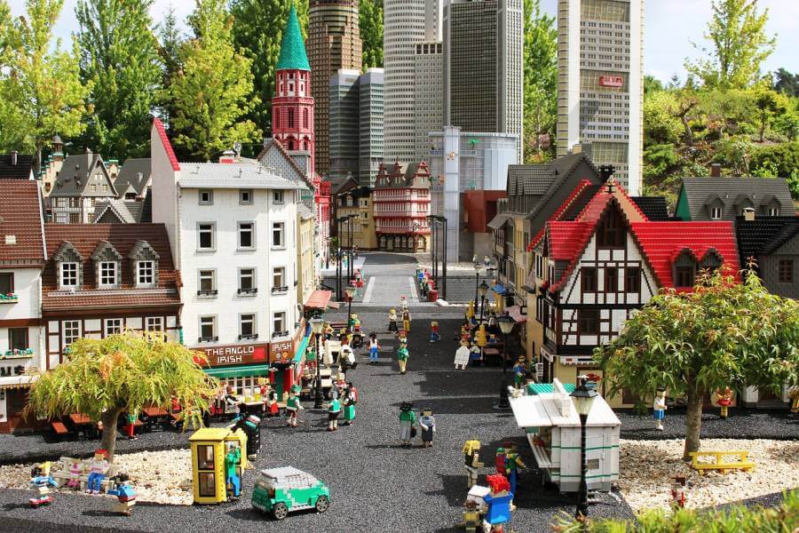 legoland ulica miasteczka